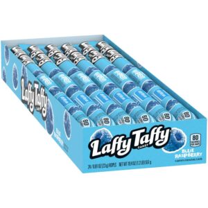 Laffy Taffy Rope Candy, Blue Raspberry, 0.81 Ounce Ropes (Pack of 24)