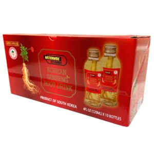 Korean Ginseng Root Drink – 10 Pack (4 fl oz Bottles)