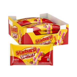 Starburst Swirlers Chewy Sticks – 10 Count, 2.96 oz Packs