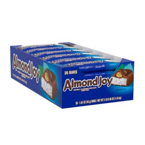 Almond Joy Chocolate Candy Bars, 1.61 oz, 36 Count